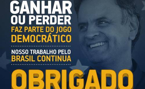 Facebook: Perfil do PSDB publica mensagem de agradecimento