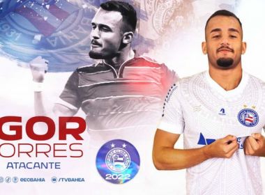 Bahia oficializa contratação do atacante Igor Torres