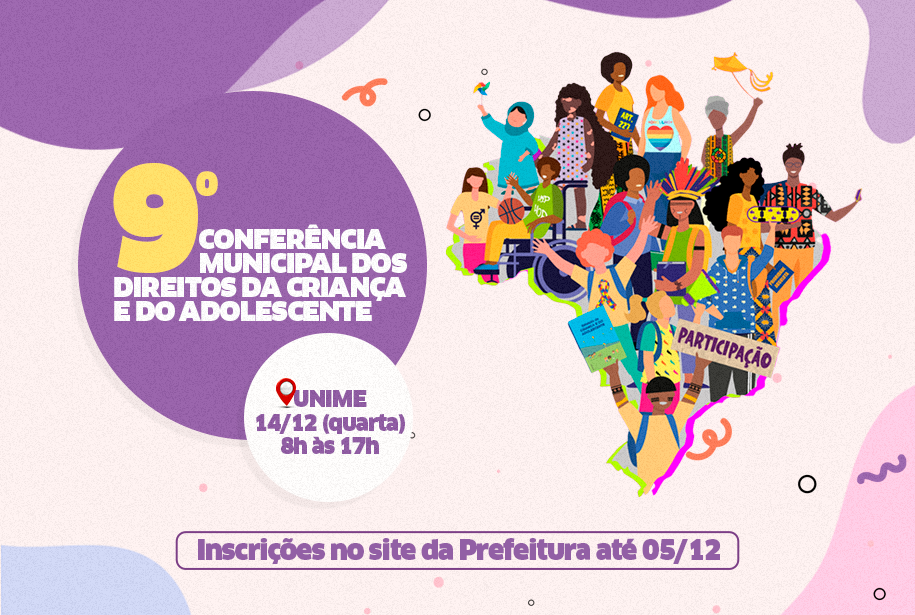 Em Lauro de Freitas, CMDCA abre inscrições para a 9ª Conferência Municipal dos Direitos da Criança e do Adolescente