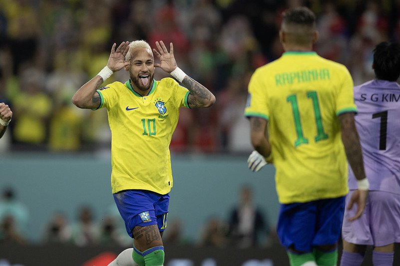 Um, dois, três, quatro! Brasil passeia contra a Coreia e enfrentará Croácia nas quartas da Copa