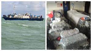 Marinha e PF fazem maior apreensão de cocaína no mar brasileiro